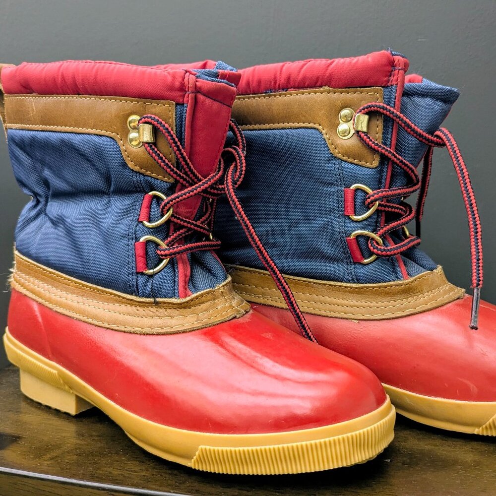 Vintage 80s Lands End Winter Boots